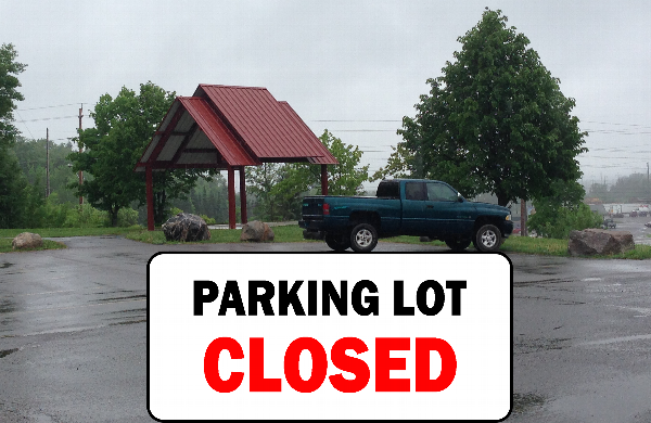 Fort Creek Parking Closed