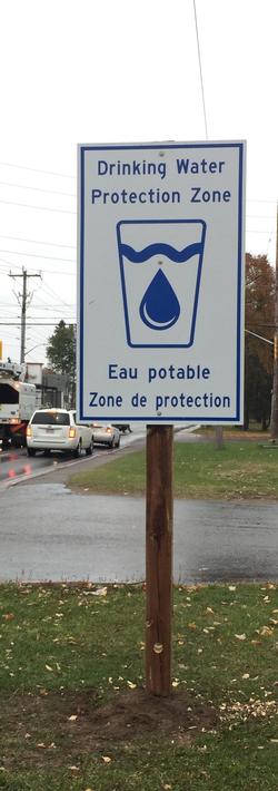 drinking water sign